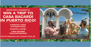 Win A Trip To Casa Bacardi In Puerto Rico!