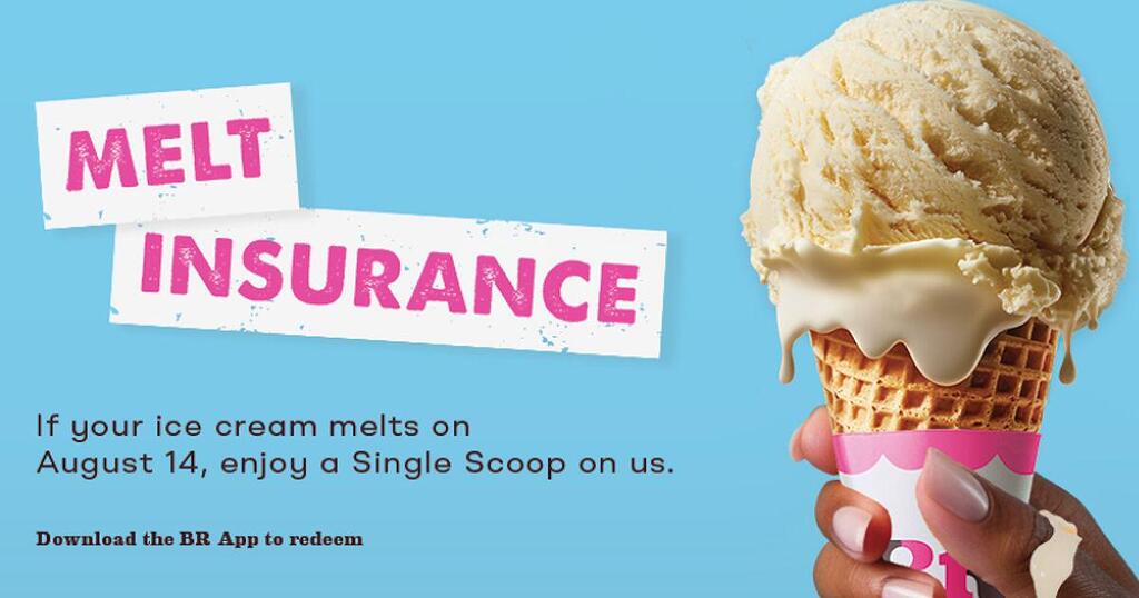 Free Single Scoop Of Ice Cream At Baskin-Robbins - Today Only!