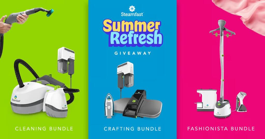 Enter To Win 1 Of 3 Steamfast Summer Refresh Bundles