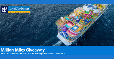 Win 500,000 Aadvantage Miles And A 7-Night Cruise!