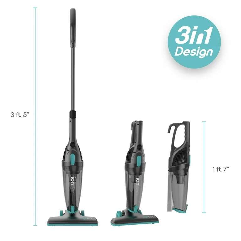 Ionvac 3-In-1 Lightweight Corded Stick Vacuum For Only $24.17 At Walmart (Regularly $49)