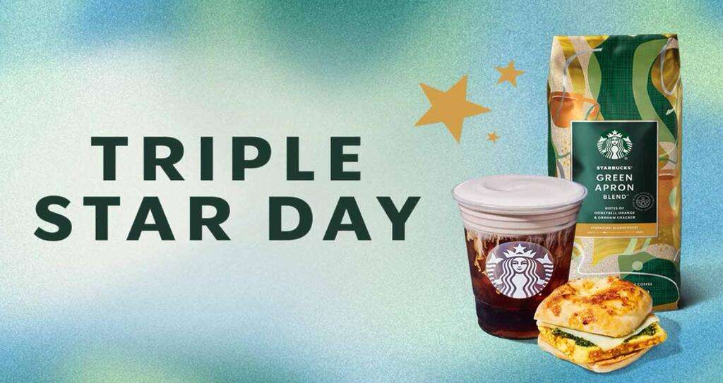 Starbucks Triple Stars Today August 20Th