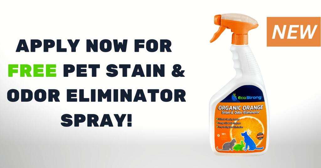 Apply To Try Organic Orange Pet Stain &Amp; Odor Eliminator For Free!