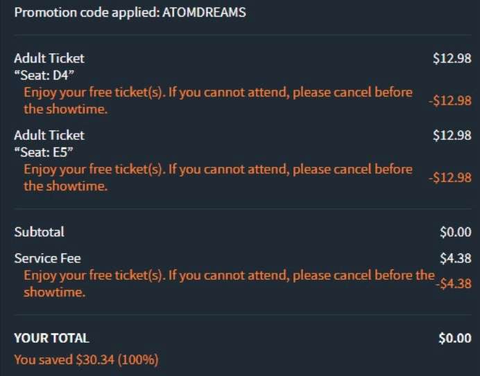 Free Tickets To See “City Of Dreams” At Atom Theaters