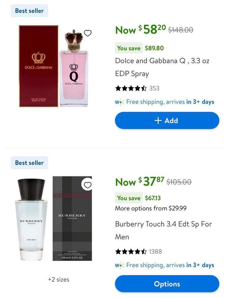 Save Up To 70% On Designer Fragrances At Walmart!