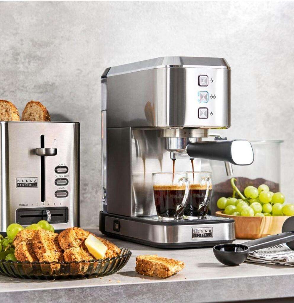 Bella Pro Series Slim Espresso Machine Only $59.99 (Reg $150)