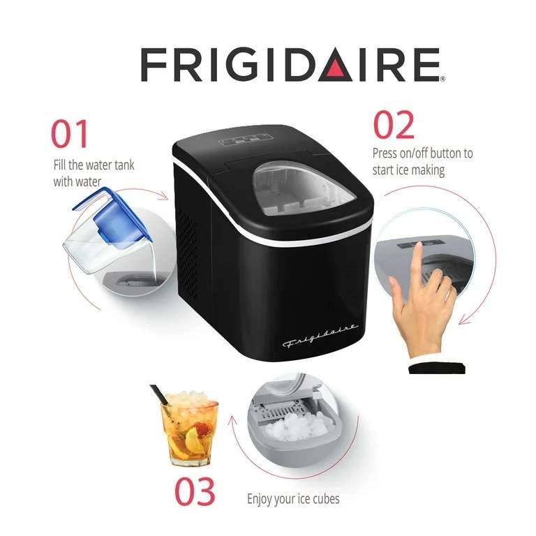 Frigidaire 26 Lb Retro Bullet Ice Maker Only $59 (Reg. $119)