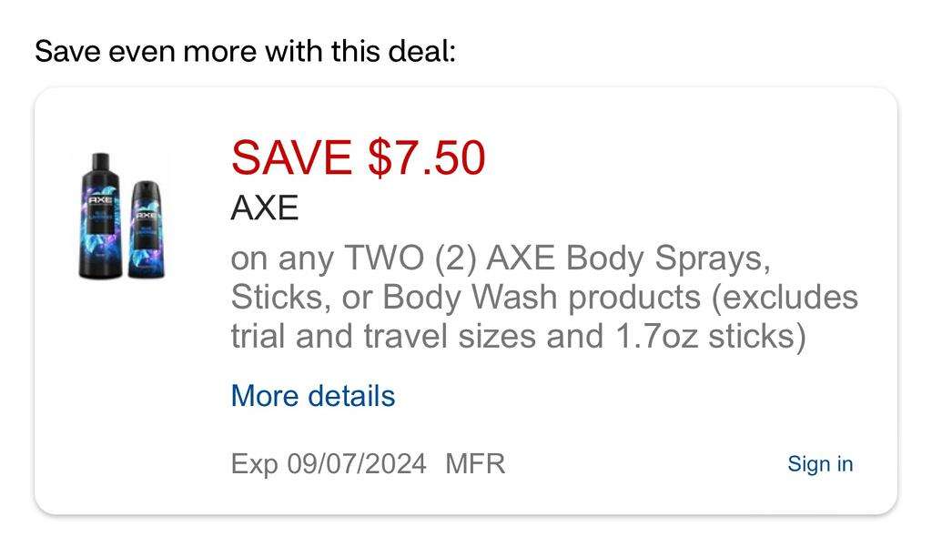 Free Axe Body Wash At Cvs – Money Maker Deal!