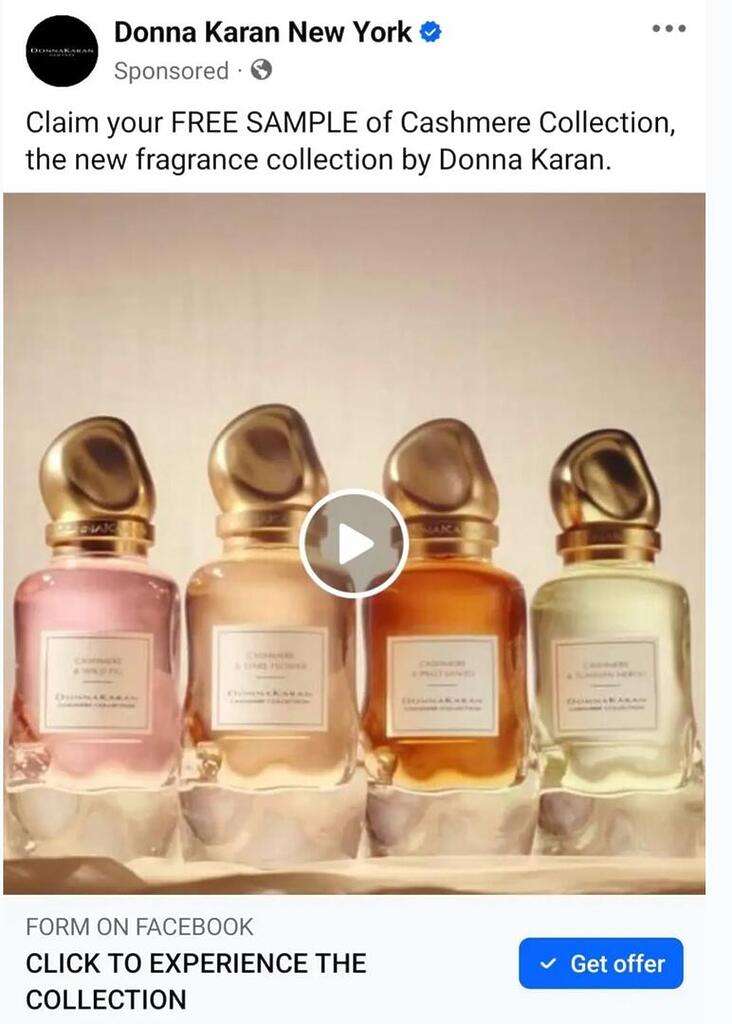 Free Sample Of Donna Karan Cashmere Collection Fragrance!