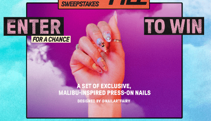 Enter The Complex X Malibu Sweepstakes - Win An Exclusive Press-On Nail Kit!