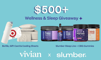 Vivian’s Free Slumber Bundle Giveaway And Free Samples For Healthcare Professionals