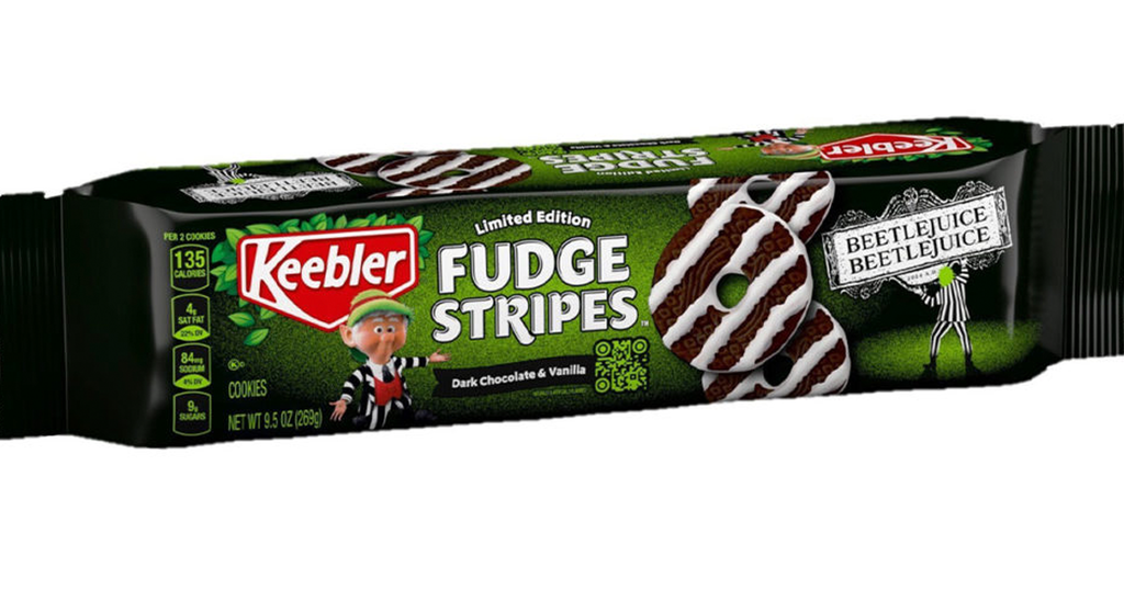 Possible Free Keebler “Beetlejuice Beetlejuice” Dark Chocolate &Amp; Vanilla Fudge Stripes