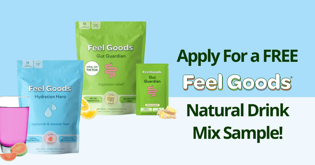 Score A Free Sample Of Feelgoods Natural Drink Mix!