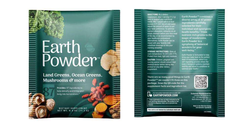 Free Sample Of Earth Powder Supplement W/Free Shipping