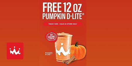 Free 12Oz Pumpkin D-Lite Smoothie &Amp; Kids Sip Free At Smoothie King