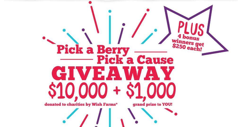 Enter The Wish Farms Giveaway For A Chance To Win A $1,000 Visa Gift Card!