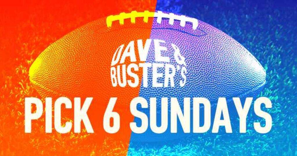 Dave &Amp; Buster’s Pick 6 Sweepstakes