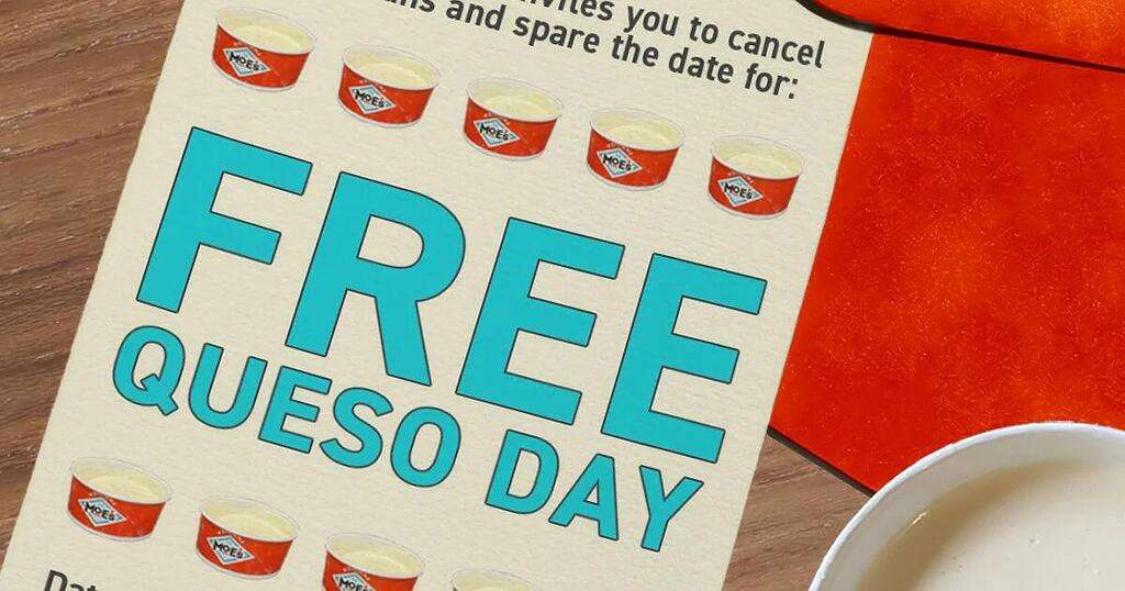 Free Queso Day At Moe’s Southwest Grill — Today