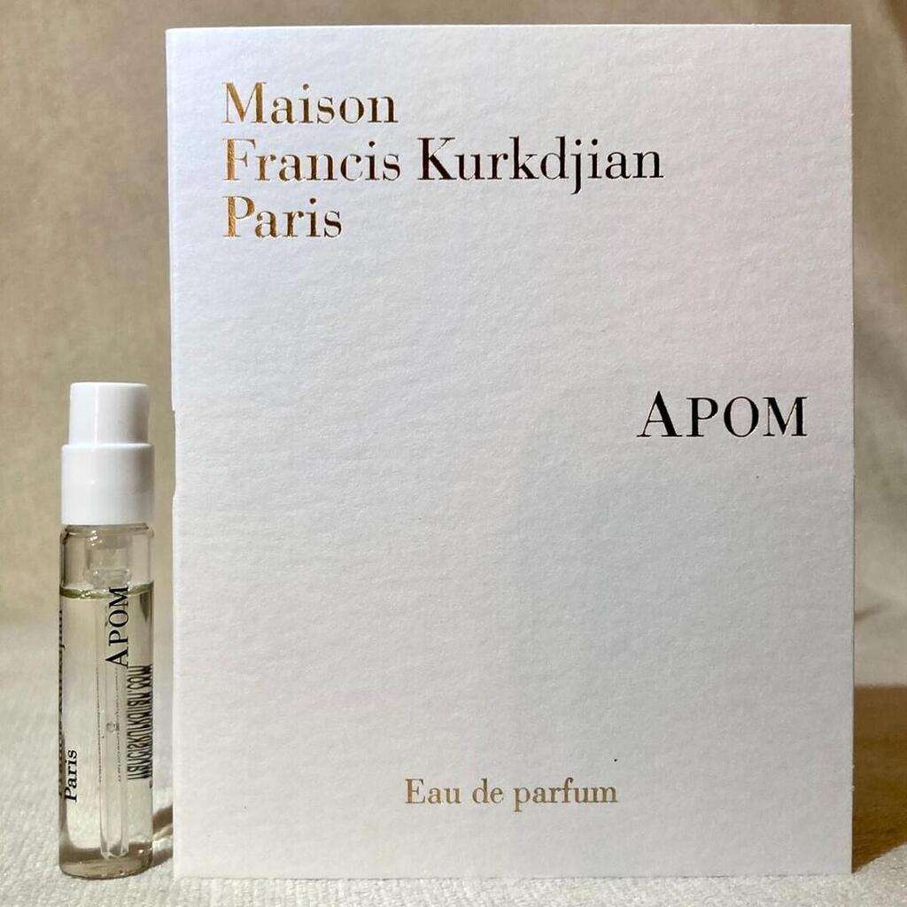 Free Maison Francis Kurkdjian Apom Eau De Parfum Sample From Sopost