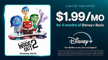 Get Disney+ For Only $1.99 For 3 Months!