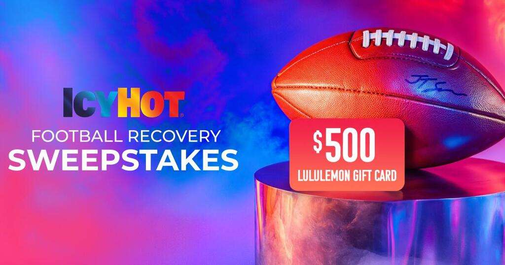 Icy Hot Football Recovery Sweepstakes