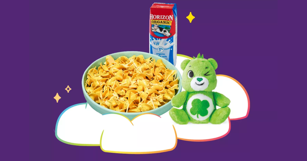 Free Mini Care Bear Plush With Purchase Of Share Your Care Junior Meal At Noodles &Amp; Company!