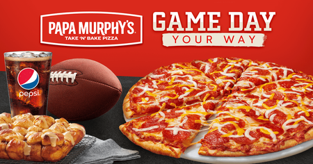 Enter Papa Murphy’s “Game Day Your Way” Instant Win Game—Win $1,000 Cash, Fanatics Gift Cards, &Amp; More!