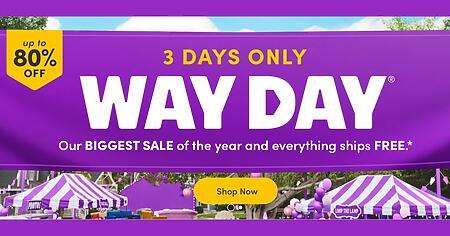 Wayfair'S Way Day Sale Is Now Live – Save Up To 80% On Home Goods + Free Shipping!