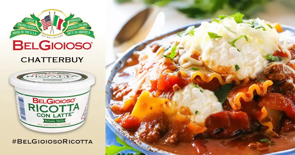 Get A Free Belgioioso Ricotta Chatterbuy Kit From Ripple Street – Limited To 400 Participants!