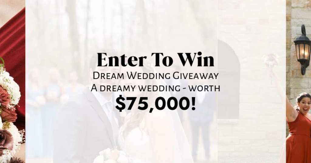 Win Your Dream Wedding Or $75,000 In Cash – A Once-In-A-Lifetime Opportunity!