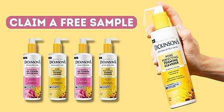 Free Dickinson’s Facial Cleanser Sample