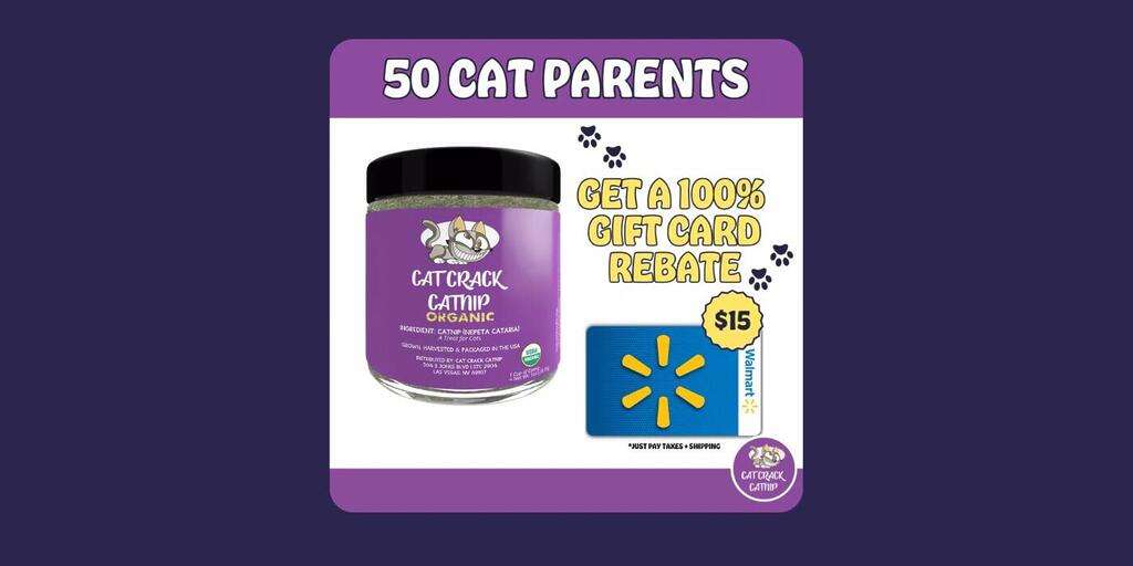 Free “Cat Crack” Organic Catnip At Walmart (First 50 People)