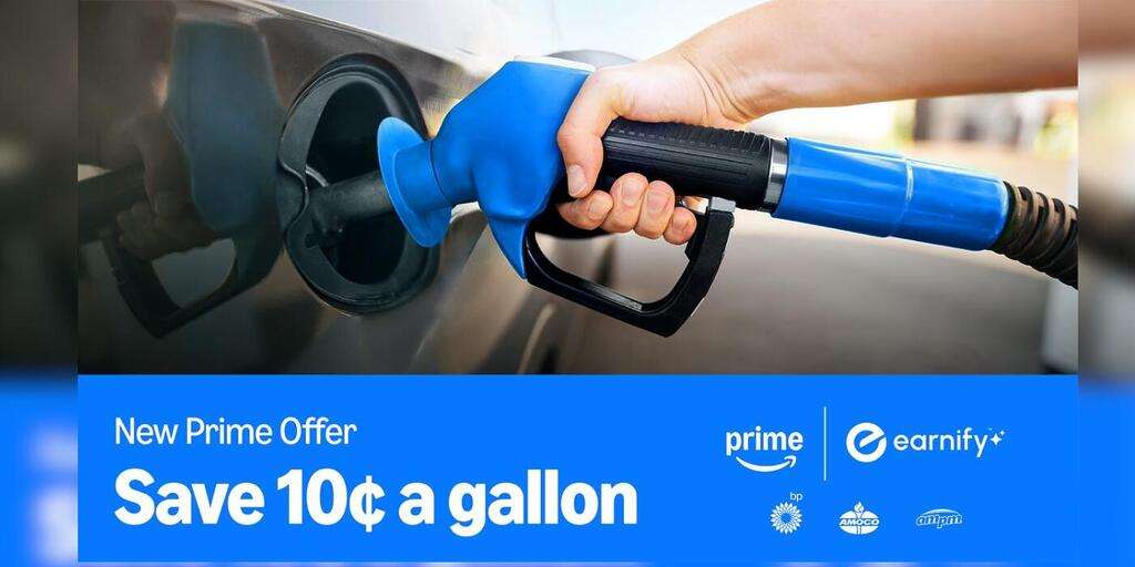 Amazon Prime Members Now Save 10¢ A Gallon With Earnify