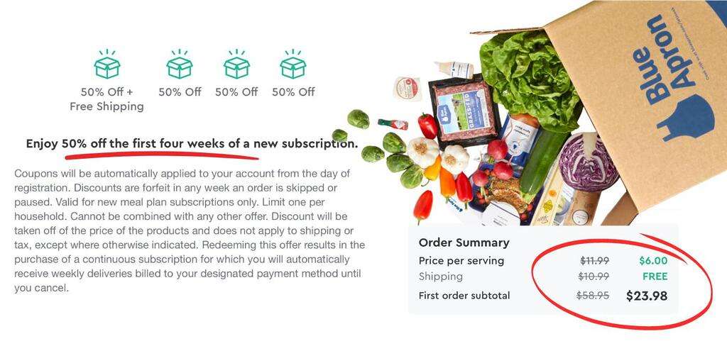 Blue Apron Flash Sale — Get 50% Off Your First 4 Orders + Free Shipping