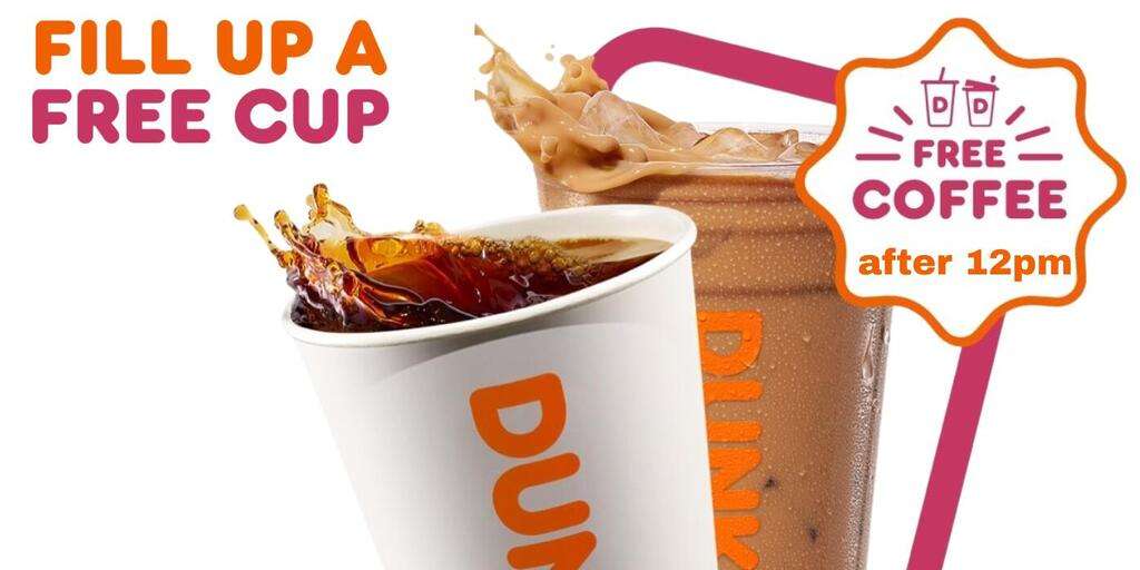 Free Afternoon Coffee At Dunkin’ For Rewards Members – Now Through October 9!