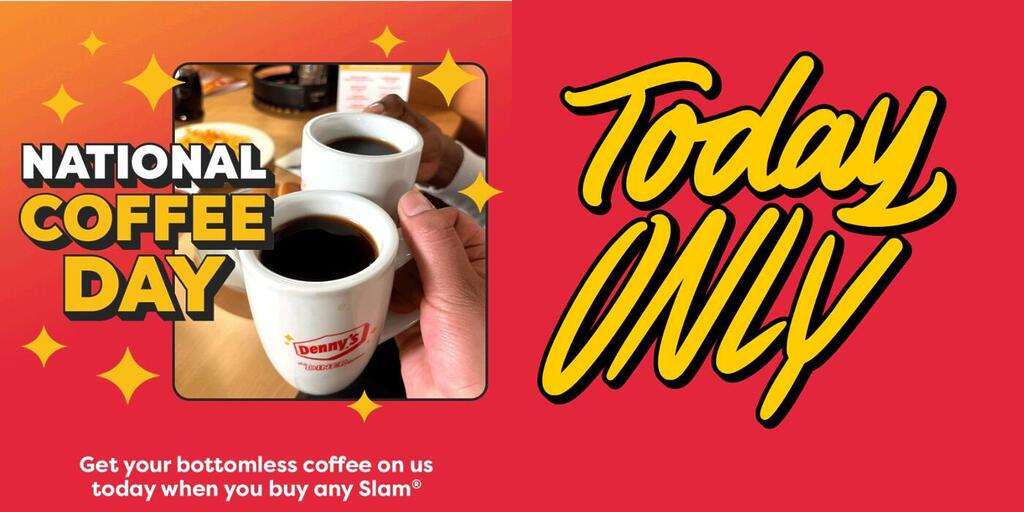 Free Coffee With Purchase Of A Slam® At Denny’s (Today Only)