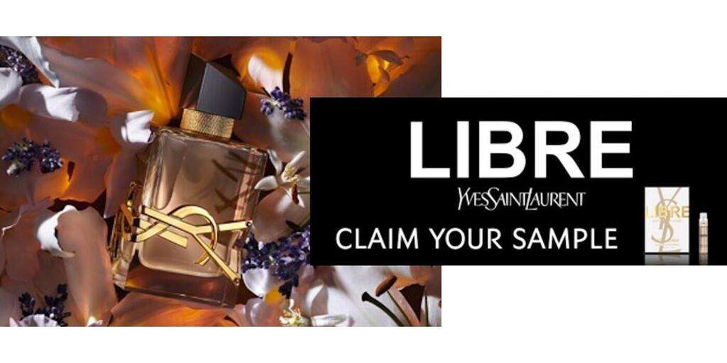 New Free Sample Of Libre Fragrance From Ysl