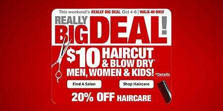 Get A $10 Haircut And Blow Dry At Jcpenney – Through October 6Th!