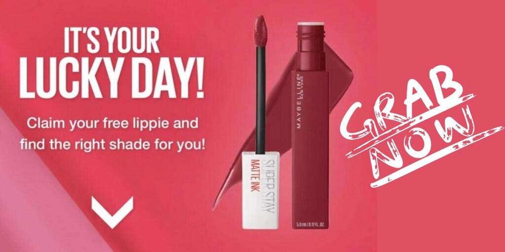 Free Maybelline New York Super Stay Matte Ink Lipstick Sample