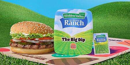 Get A Free ‘Big Dip’ Cup Of Hidden Valley Ranch At Burger King Starting Oct. 16Th!