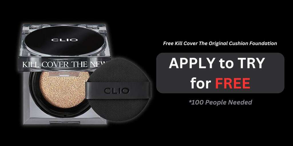 Free Clio Cushion Foundation Samples For Product Reviewers (First 100 People)