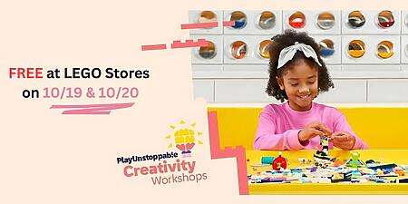 Free Creativity Workshops At Lego Stores This Weekend