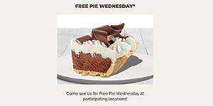 Who Doesn’t Love Free Dessert? If You’re Dining At Village Inn On A Wednesday, You’re In For A Treat! Every Wednesday, Participating Village Inn Locations Offer A Free Slice Of Pie With The Purchase Of An Entree. This Weekly Promotion Is A Perfect Way To Add Something Sweet To Your Mid-Week Meal!