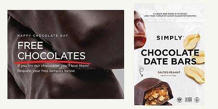 Free Simply Chocolate Date Bar Samples W/Free Shipping