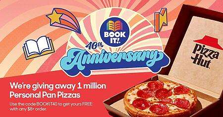 Free Personal Pan Pizza To First Million People From Pizza Hut