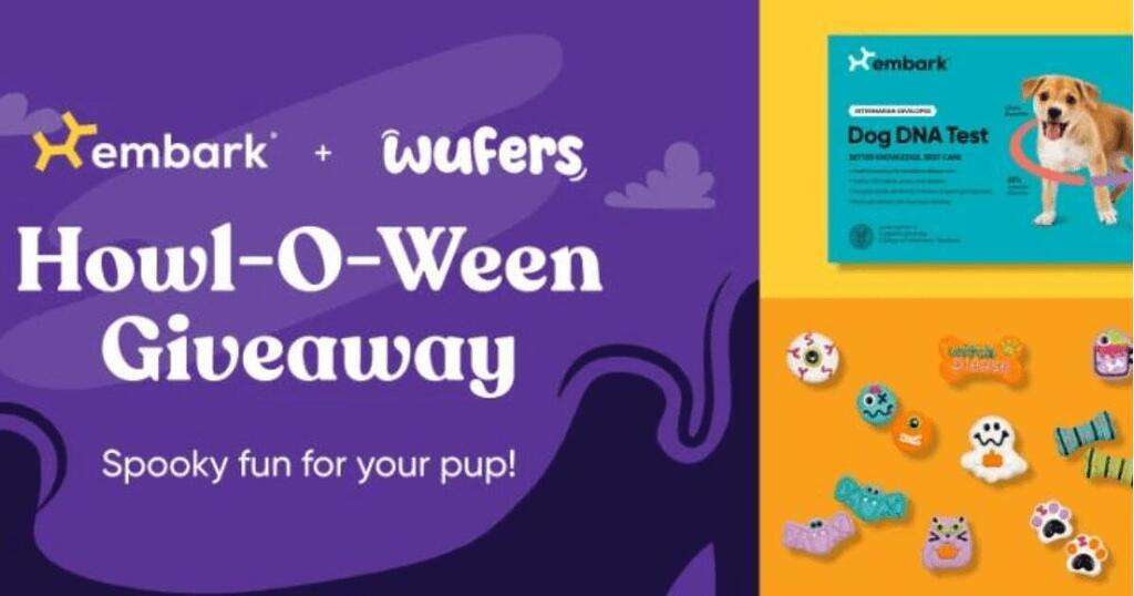 Enter The Embark &Amp; Wufers Halloween Giveaway – Win A Pet Dna Test + Gourmet Dog Cookies!