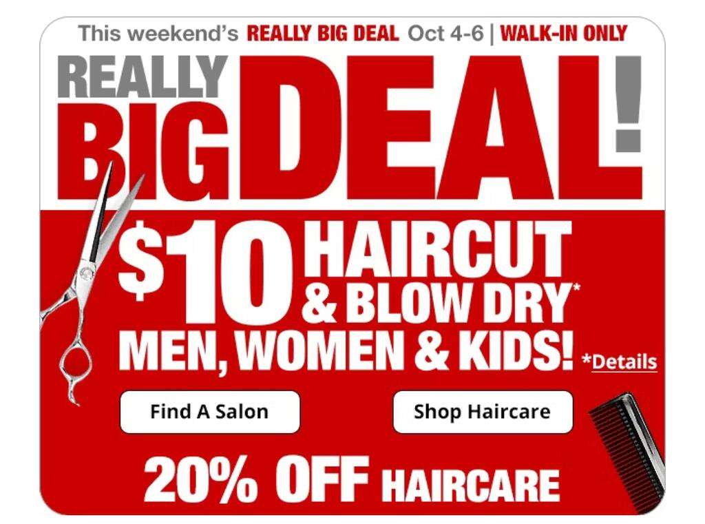 Get A $10 Haircut And Blow Dry At Jcpenney – Through October 6Th!