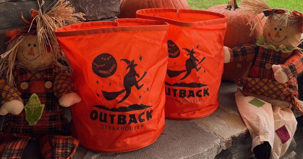 Get 2 Free Outback Steakhouse Bloomin’ Boo Baskets (Perfect Candy Bucket!)