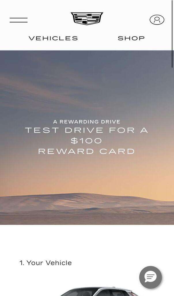 Get A $100 Visa Gift Card From Cadillac – Just For Taking A Test Drive!