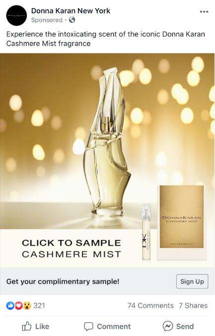 Free Donna Karan Cashmere Mist Fragrance Sample